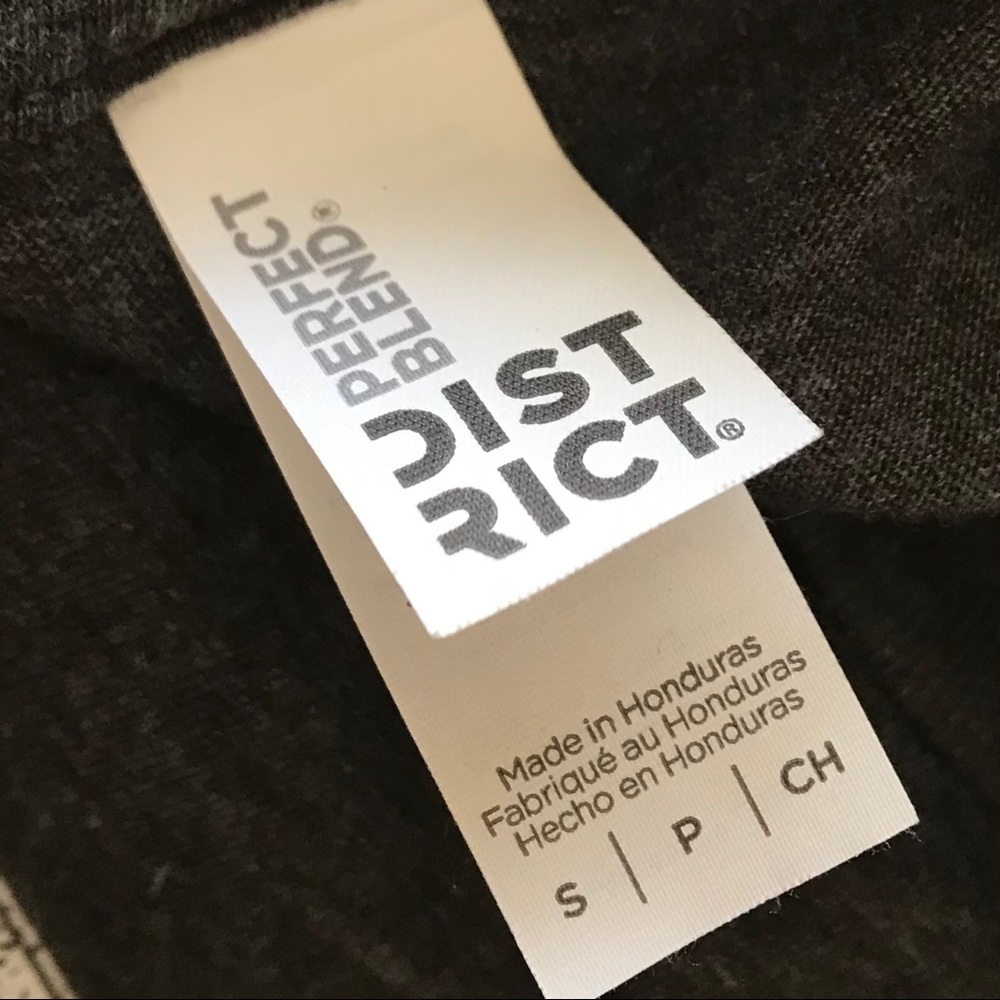District Gray VW Van Hippie Boho T-Shirt Small *S2 - Picture 6 of 7